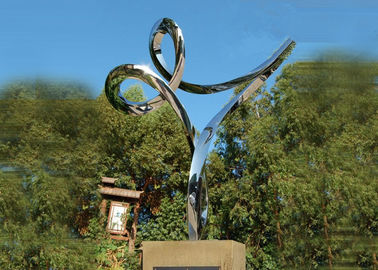 Professional Stainless Steel Outdoor Sculpture , Stainless Steel Art Sculptures