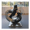 Modern Stainless Steel Abstract Art Sculpture For Interior Decoration
