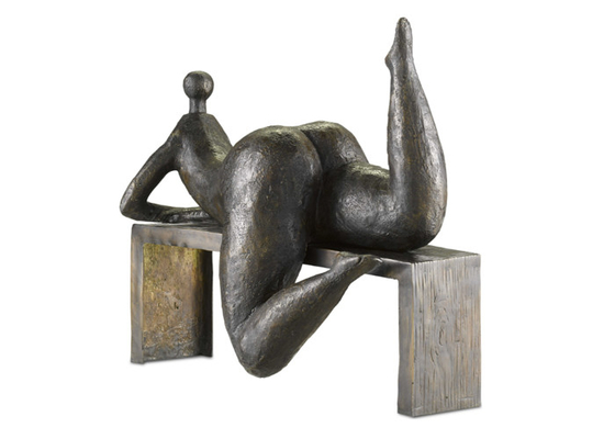 Bronze Odalisque Sculpture With Safe Environmental Protection Material