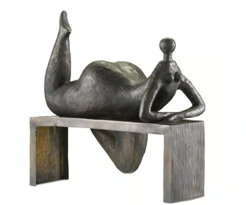 Goede prijs. Het Beeldhouwwerk van bronsodalisque met Veilig Milieubescherming Materiaal online