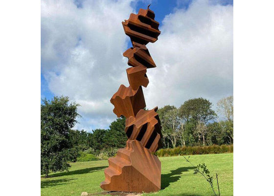 Goede prijs. Aangepast de Stapelbeeldhouwwerk van Metaalart garden decorative corten steel online