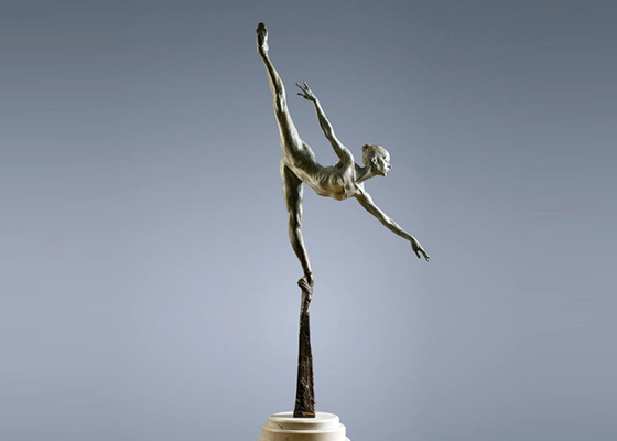 Modern Outdoor Public Decorative Ballerina Woman Bronze Statue