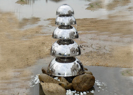 Goede prijs. Spiegel Opgepoetste Eigenschap Vijf van het Roestvrij staalwater Halve cirkelontwerp online