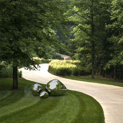 Goede prijs. Moderne kunst roestvrij staal beeldhouwwerk voor tuinversiering De heilige stenen online