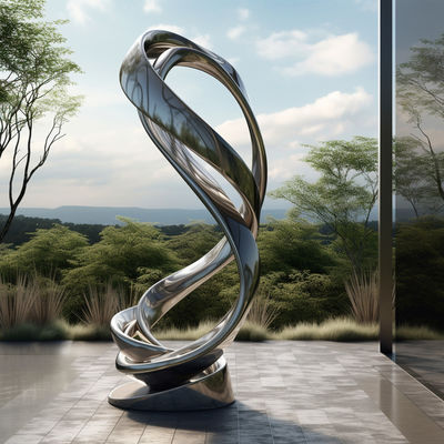 Goede prijs. Vergeten herinneringen Gepolijst roestvrij staal beeld voor openbare parken online