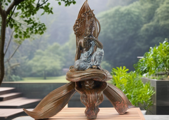 Goede prijs. Antiek Messing Boeddhabeeld Verzamelbaar Zittende Koper Boeddha Beeldhouwwerk Metalen Kunstwerk Bronzen Gietwerk online
