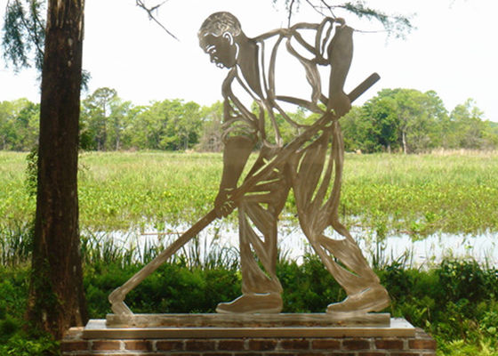 Goede prijs. Beeldhouwwerk van het roestvrij staal het Openluchtmetaal, het Beeldhouwwerk van het Metaalcijfer voor Openbare Decoratie online