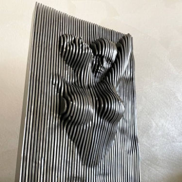 Goede prijs. Beeldhouwkunstontwerp Vervaardiger Moderne wanddecoratie Stalen beeldhouwkunst Metalen beeldhouwkunst online
