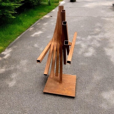 Goede prijs. Abstract Outdoor tuin metaal decoratie Corten staal beeldhouwwerk metaal fabriek online