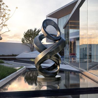 Goede prijs. SERENITY Mirror | Contemporary Abstract Stainless Steel Sculpture for Outdoor Garden online