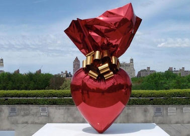 Goede prijs. Openlucht van de Tuinbeeldhouwwerken van het Roestvrij staalsuikergoed Decoratief Groot het Titaniumplateren online