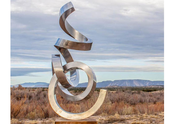 Goede prijs. Van het het Roestvrije staalbeeldhouwwerk van de Wangstonespiegel de Grote Decoratie 300cm Hoogte online