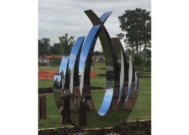 Goede prijs. Van de Kunstbeeldhouwwerken van het tuindecor Opgepoetste Roestvrije staal de Corrosiestabiliteit online