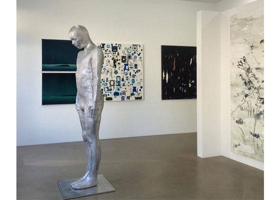 Goede prijs. Levensgrote Mat beëindigt Bevindend de Figuur van het Mensenroestvrije staal Ss Beeldhouwwerk online