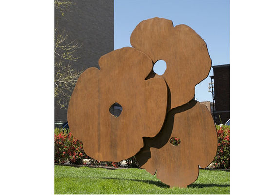 Goede prijs. Het Beeldhouwwerk van de het Gebruiksbloem van de lassentuin, nam de Vorm van de Beeldhouwwerkdouane toe online