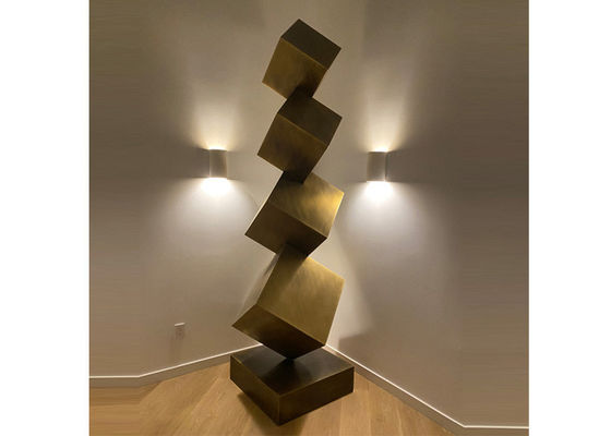 Goede prijs. De grote Abstracte Gietende Beeldhouwwerken van de de Yard Openluchttuin van het Bronsstandbeeld online