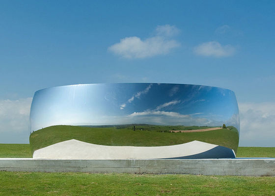 Goede prijs. Spiegel van het de Tuinbeeldhouwwerken Opgepoetste Roestvrije staal van het decoratie de Moderne Metaal online