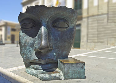 Modern Art Decoration Bronze Statue Custom Bronze Face Sculpture