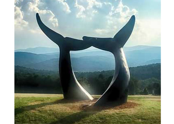 Goede prijs. 250cm het Beeldhouwwerk van de het Bronswalvis van het Hoogtesmeedstuk voor Openlucht online