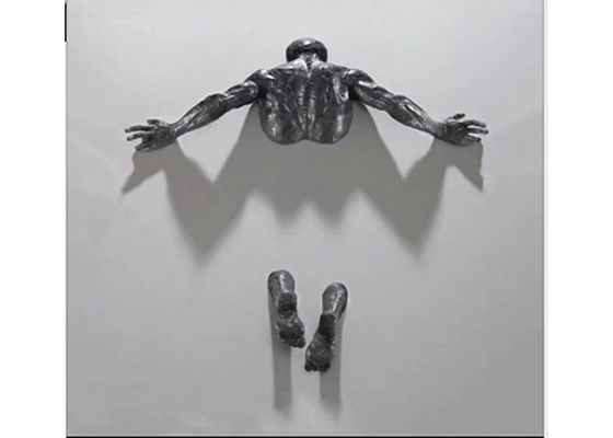 Goede prijs. ODM van de het Bronsmens van de Muurdecoratie Hoog Beeldhouwwerk 150cm online