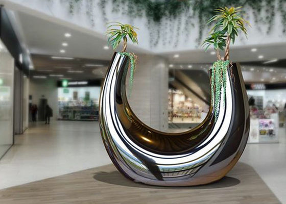 130cm Height Multifunctional Polished Stainless Steel Sculpture