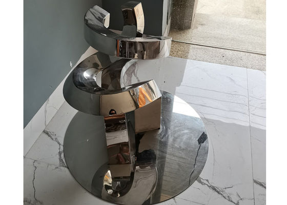 ODM Interior Decoration Mirror Polished Stainless Steel Sculpture