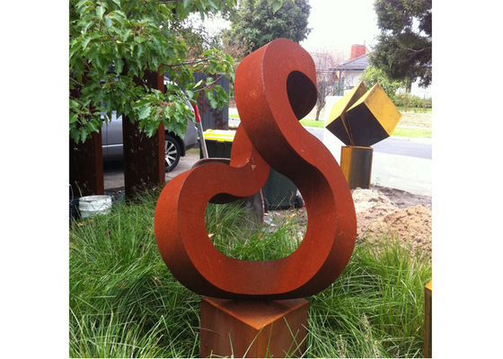 Goede prijs. Openluchtrusty abstract corten steel sculpture voor Tuin online
