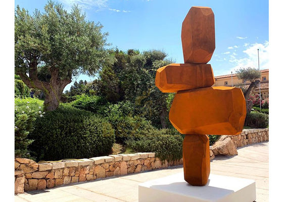 Goede prijs. Rusty Corten Steel Abstract Metal-Tuinbeeldhouwwerken online