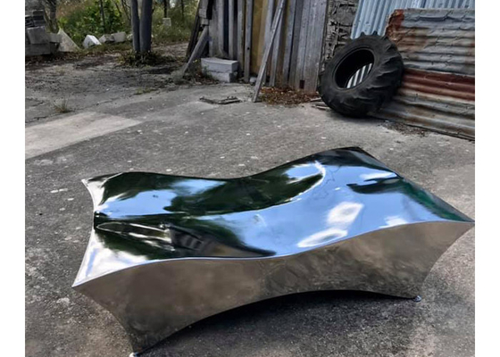 Various Size Modern Garden Metal Art Stainless Steel Rock Sculpture