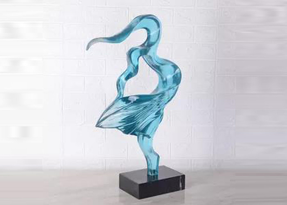 Goede prijs. Transparant de Tuinhuis Art Decoration van Girl Sculpture Unique van de Harsdanser online