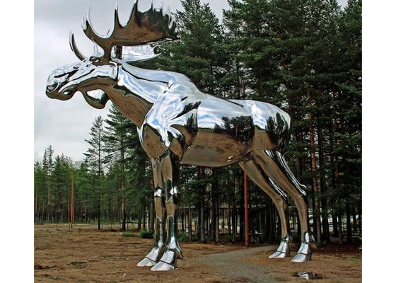 Goede prijs. Plaza Of Tuindecoratie Spiegel Groot Paard RVS Sculptuur 150cm online