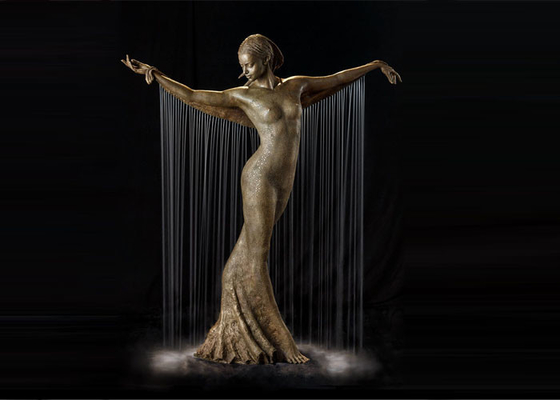 Goede prijs. Openlucht het Bronsdanser Water Fountain van de Tuindecoratie 180cm Hoogte online