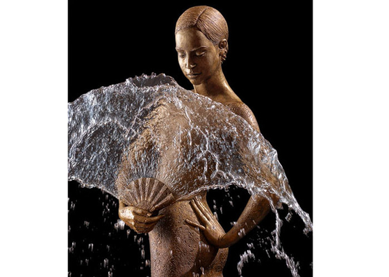 De openlucht Openbare Fontein van het de Ballerinawater van het Decoratiebrons met Grootte 180cm Hoogte