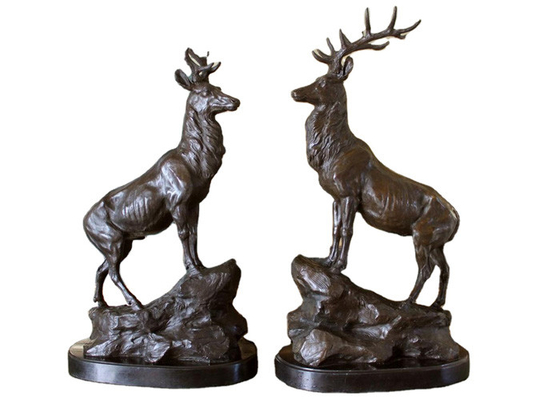 Goede prijs. Metalen antilopen met levensgrootte Bronzen hertenbeeld voor binnen- of buitenwerk online
