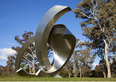 Garden Large Modern Abstract Stainless Steel Decorative Sculpture