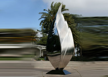 Goede prijs. Park Art Decoratie Gepolijste metaal blad sculptuur Roestvrij staal Corrosie stabiliteit online