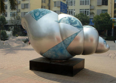 Conch Design Contemporary Metal Garden Sculptures Excellent Corrosion Resistance