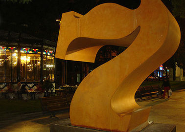 Goede prijs. Professioneel Nummer 7 Corten-Staalbeeldhouwwerk zonder Basis 180cm Hoogte online
