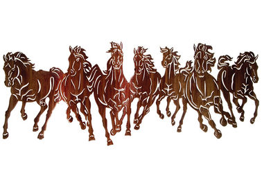 Goede prijs. Het moderne Decor van de het Paardmuur van het Stijlmetaal, Lopend de Muurart. van het Paardenmetaal online