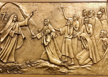 Goede prijs. Moderne Godsdienstige van het het Decorbrons van de Muurkunst van het de Hulpbeeldhouwwerk de Corrosiestabiliteit online