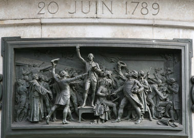 Goede prijs. Hulp van het de Revolutiebrons van de muurkunst de Franse voor Openluchttuindecoratie online