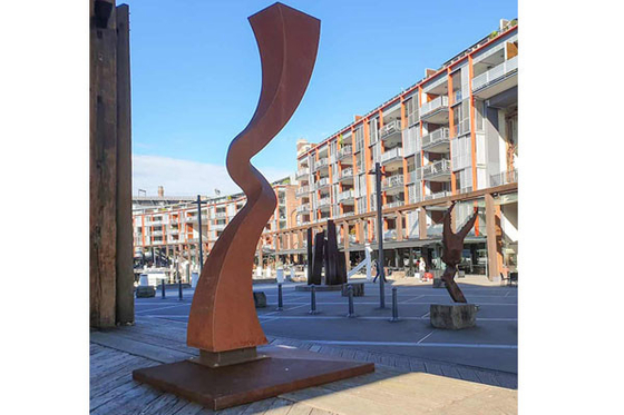 Goede prijs. Met de hand gefabriceerde tuin Contemporary Corten Steel Sculpture online