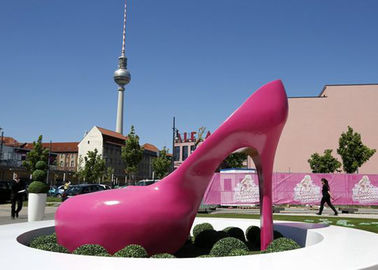 Goede prijs. De roze het Beeldhouwwerkkunst van het Hielenroestvrije staal schilderde Corrosiebestendig Stedelijk Beeldhouwwerk online