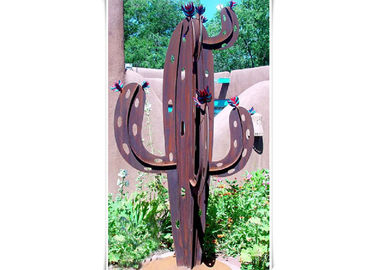 Goede prijs. Modern het Staalbeeldhouwwerk van Cactus Abstract Corten voor Openlucht Decoratieve Tuin online