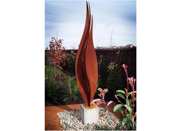 Goede prijs. Beeldhouwwerken van de het Staal de Roestige Tuin van bloemcorten voor Moderne Decoratie online