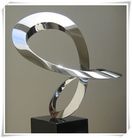 Goede prijs. Eigentijds Opgepoetst Abstract Roestvrij staalbeeldhouwwerk voor Binnenlandse of Openluchtdecoratie online