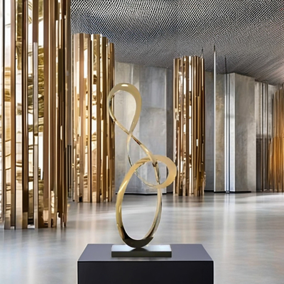Goede prijs. Moderne Abstracte Beeldhouwkunst van roestvrij staal online