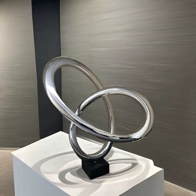 Roestvrij staal beeldhouwwerk Prachtig kunstwerk voor uw woonkamer kantoor of galerie