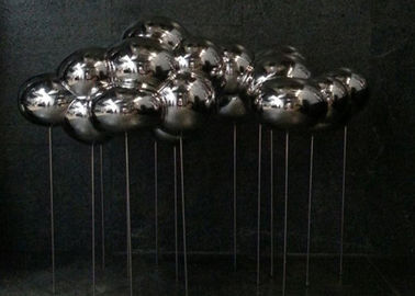 Goede prijs. Opgepoetste van de de Wolkenkunst van het Roestvrij staalbeeldhouwwerk van de het Huisdecoratie Moderne het Smeedstuktechniek online