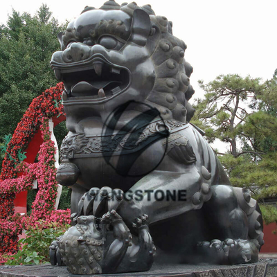Goede prijs. Klassiek decoratief Chinese leeuwenbeeld Brons Foo Dog Dierenbeeldhouwwerk Ornamenten online